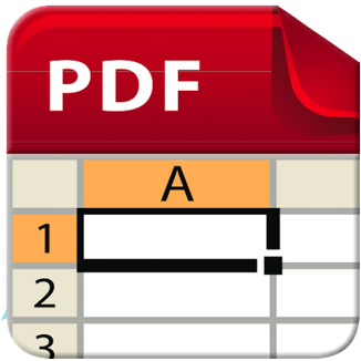 PDF to Spreadsheet Logo